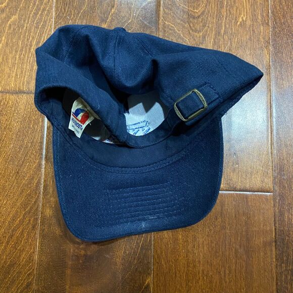 NFL 2002 Super Bowl XXXVI 36 New Orleans Navy Strapback Hat Cap Men's One Size - Picture 5 of 6